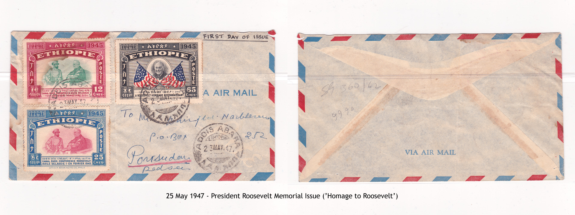 19470523 – President Roosevelt Memorial Issue (‘Homage to Roosevelt’)2
