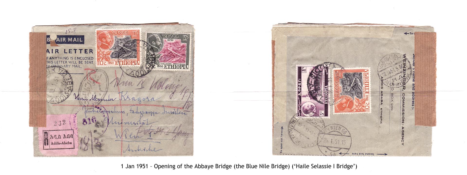 19510101 – Opening of the Abbaye Bridge (the Blue Nile Bridge) (‘Haile Selassie I Bridge’)
