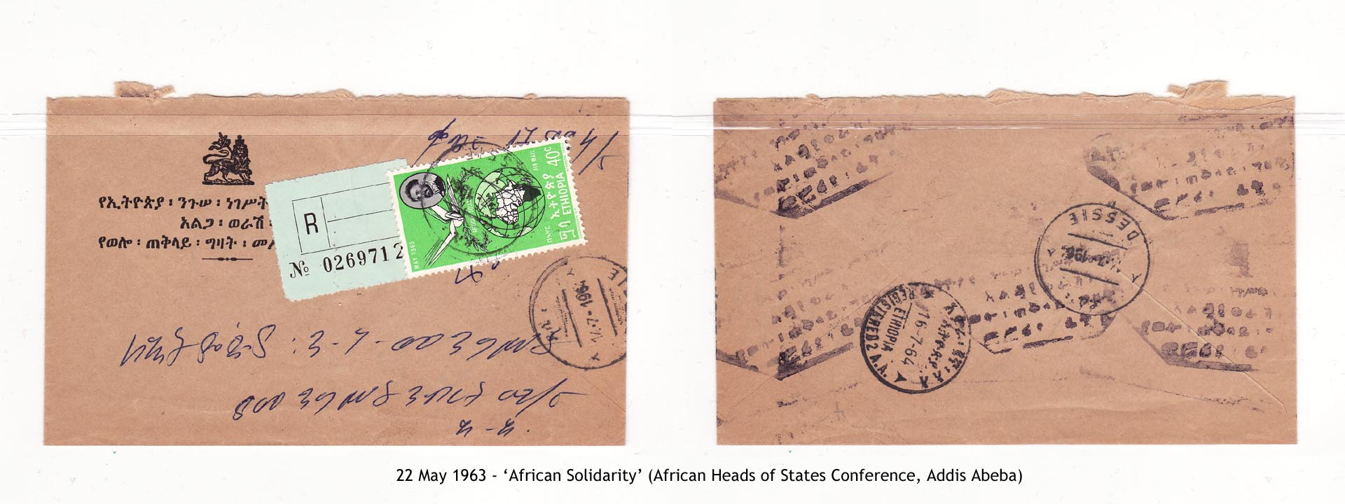 19630522 – African Solidarity (African Heads of States Conference, Addis Abeba)