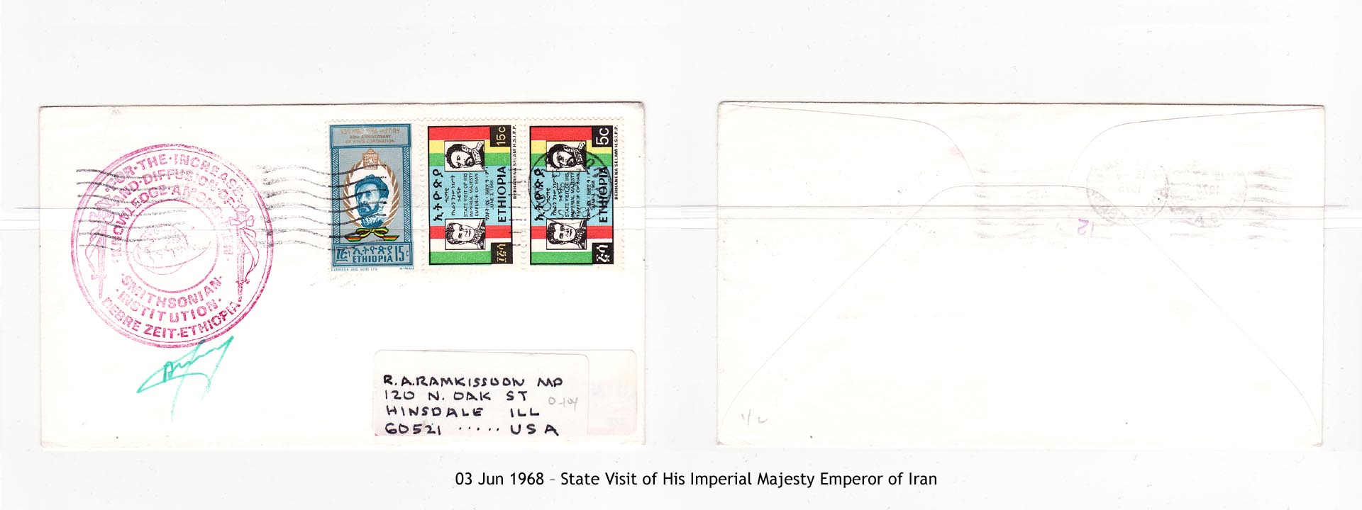 19680603 – State Visit of His Imperial Majesty Emperor of Iran