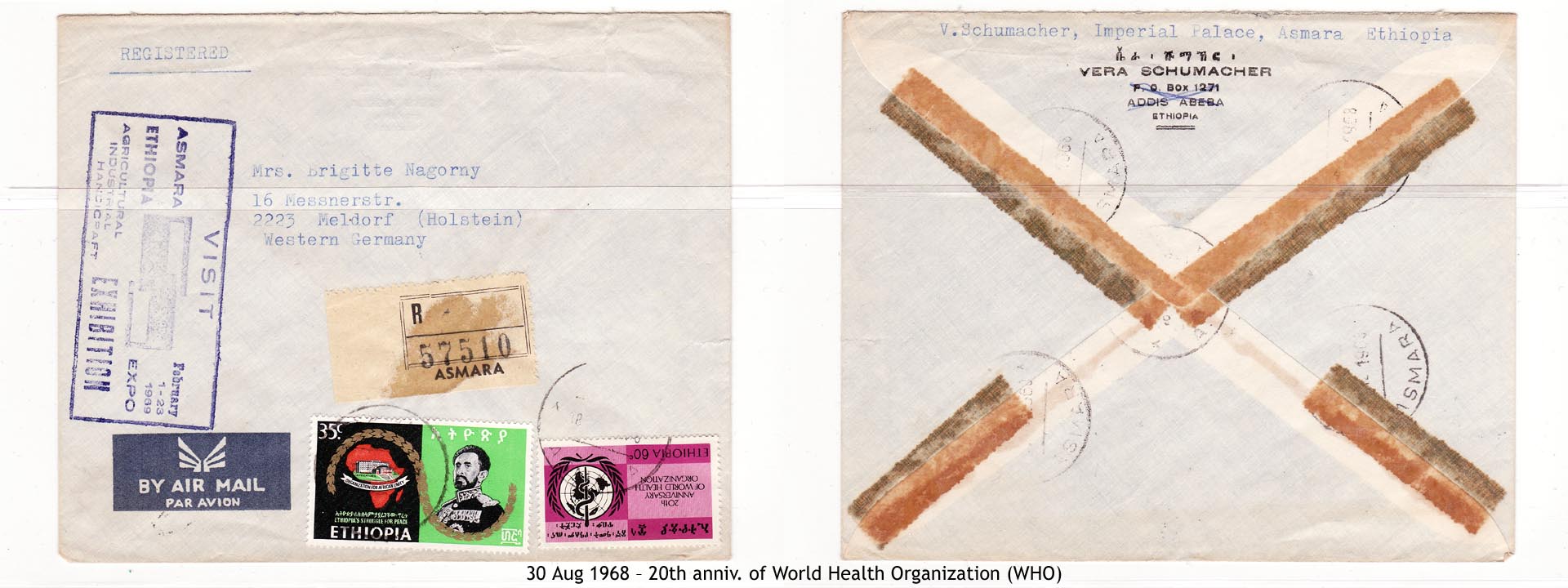 19680830 – 20th anniv. of World Health Organization (WHO)
