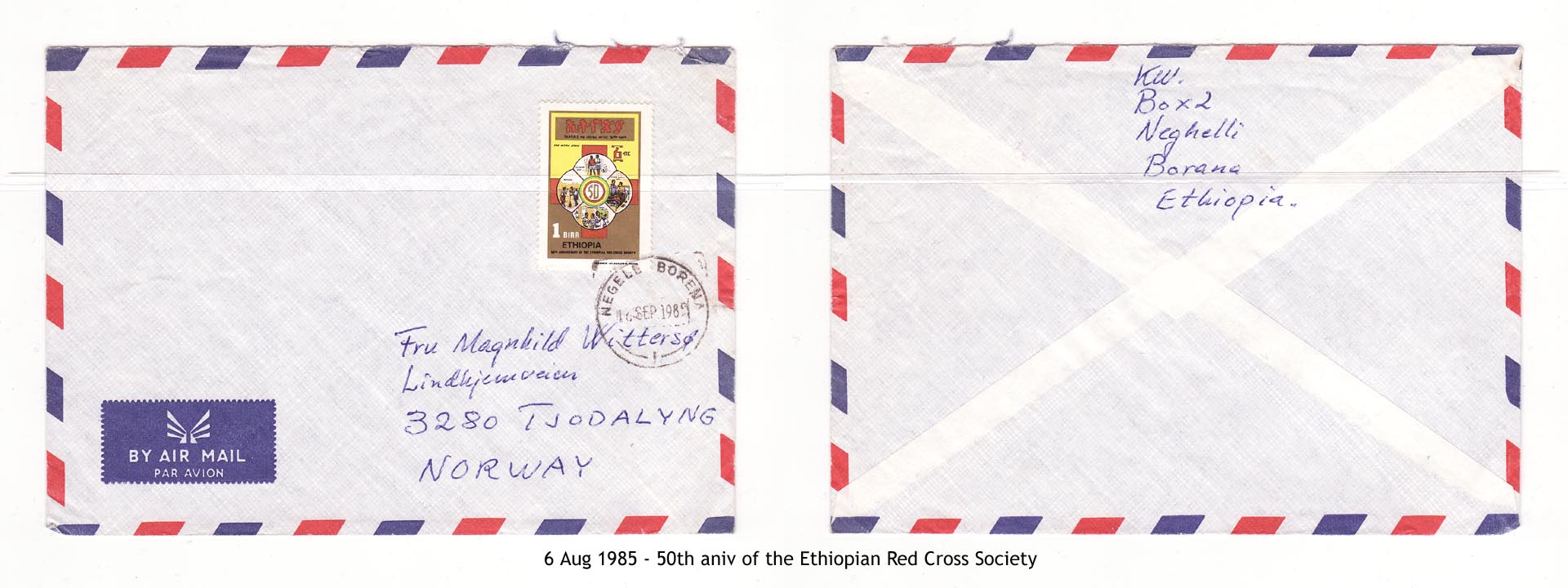 19850806 - 50th aniv of the Ethiopian Red Cross Society