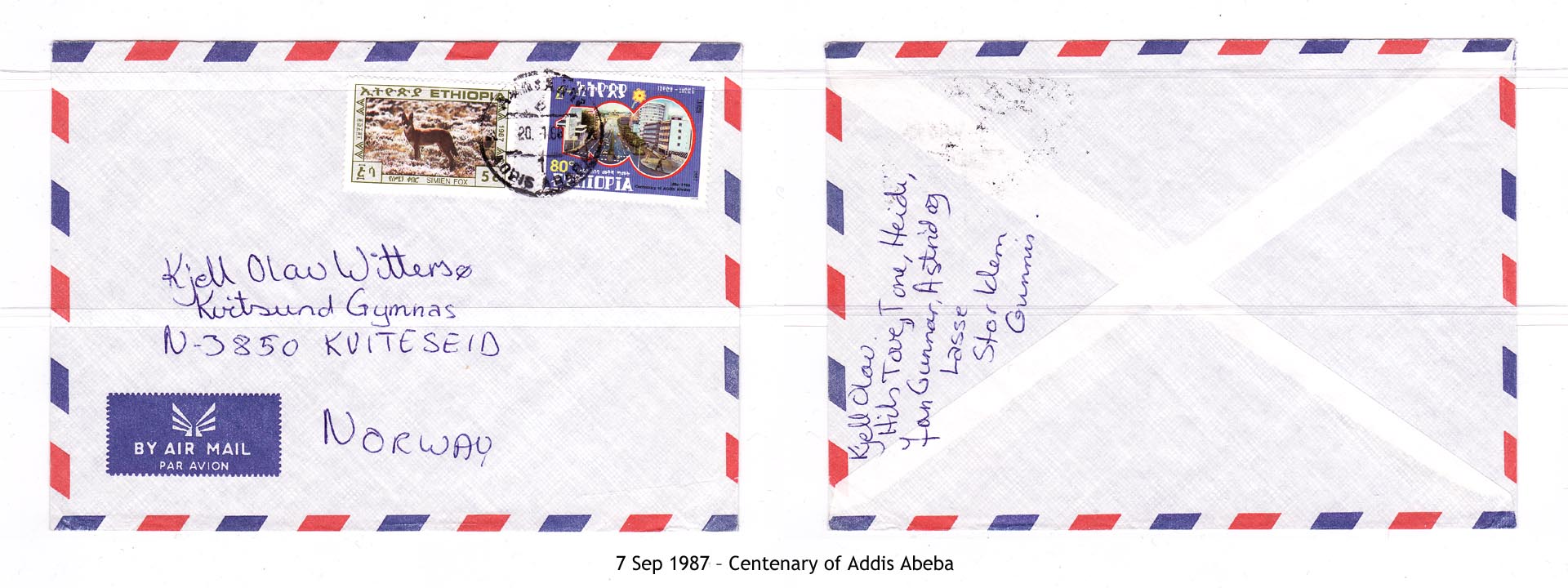 19870907 – Centenary of Addis Abeba
