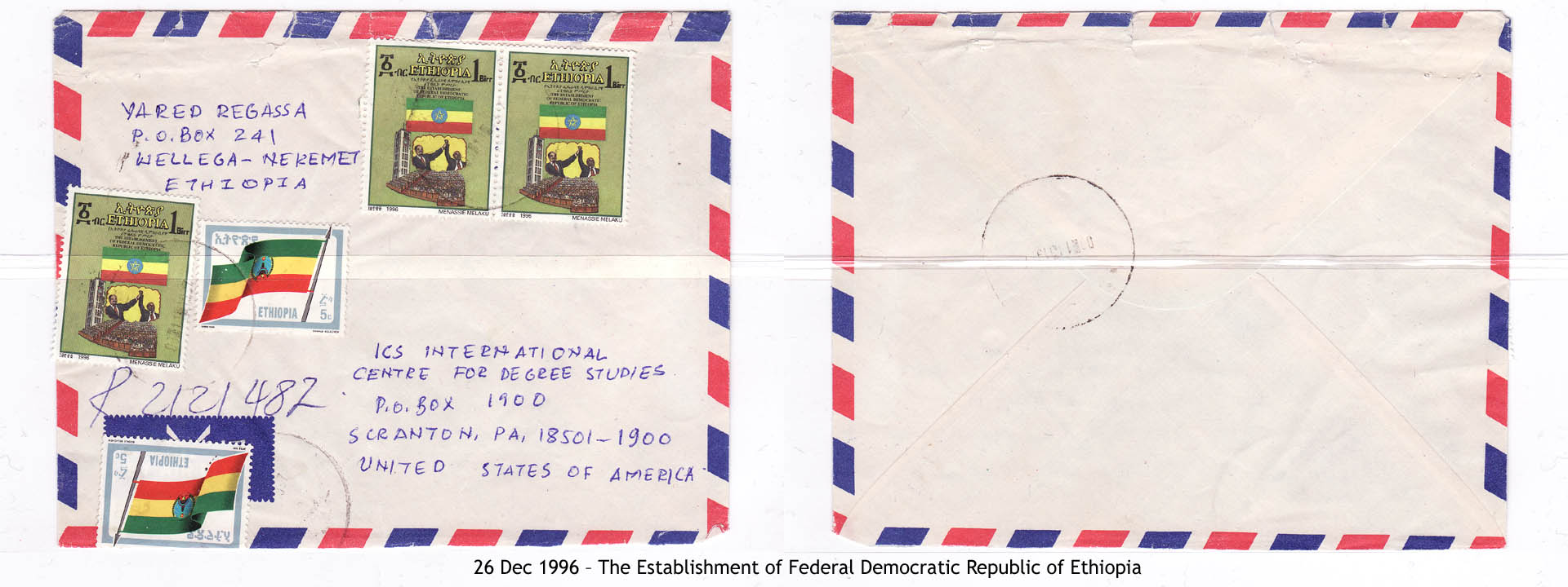 19961226 – The Establishment of Federal Democratic Republic of Ethiopia