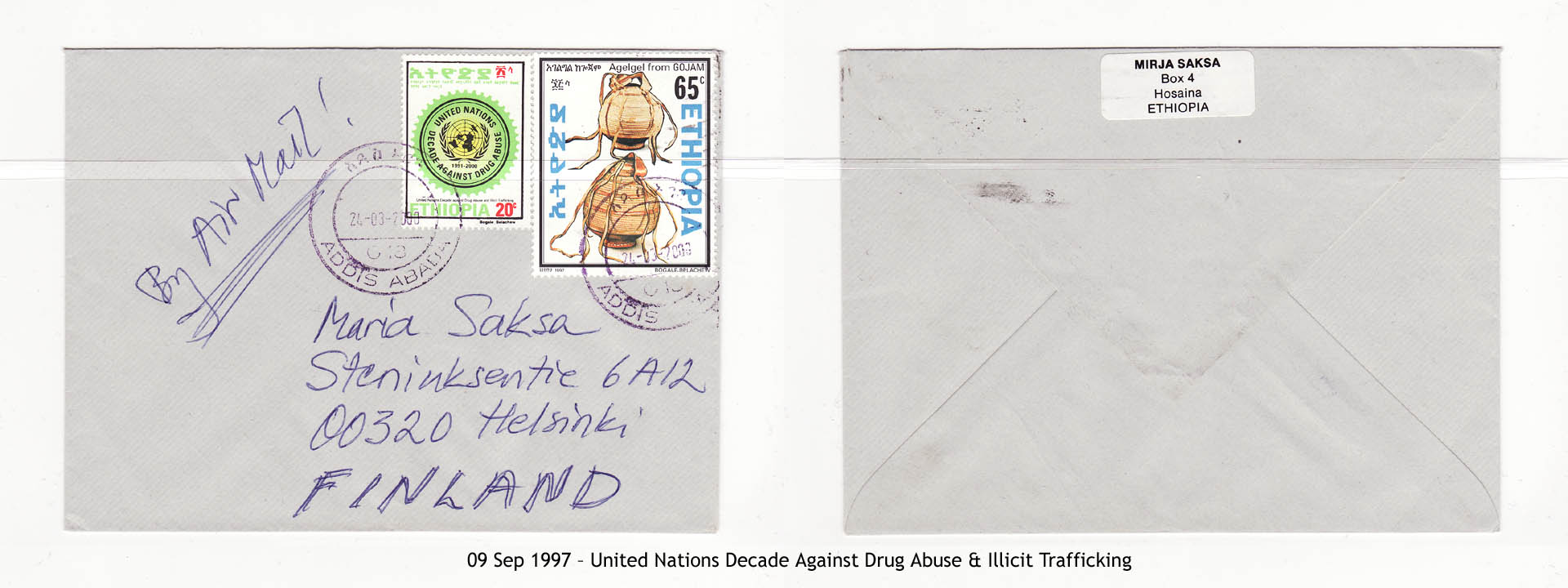 19970909 – United Nations Decade Against Drug Abuse & Illicit Trafficking