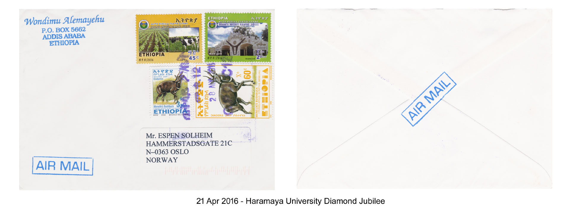20160421 – Haramaya University Diamond Jubilee
