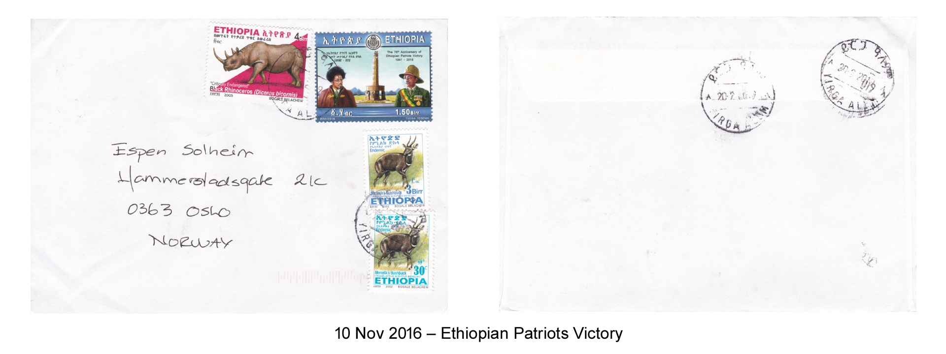 20161110 – Ethiopian Patriots Victory