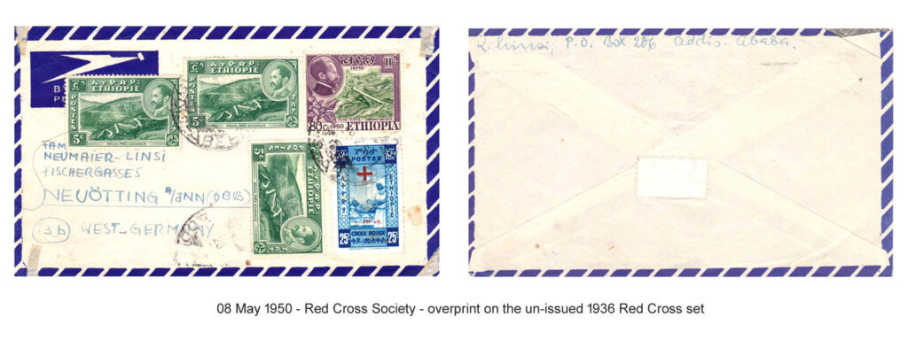 19500508 - Red Cross overprint